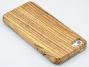genuine zebra wood with button wooden case cover for iphone 5 5s